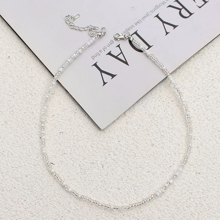 Handgefertigtes Perlen Choker Halsband Karnz