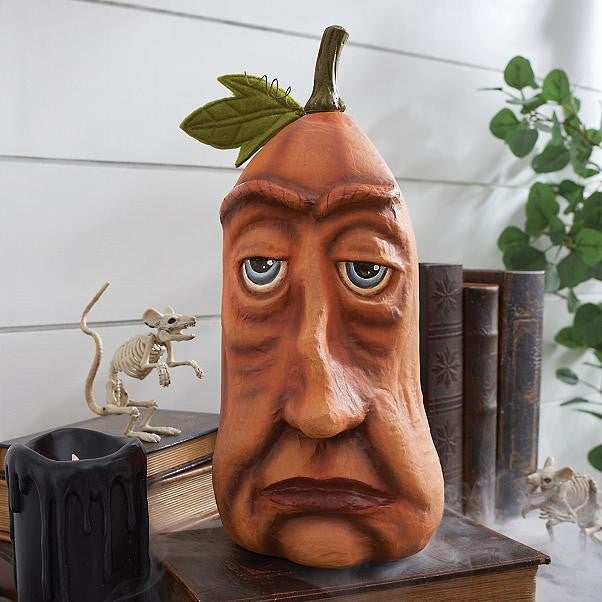 Lustige Halloween Kürbisfigur Karnz
