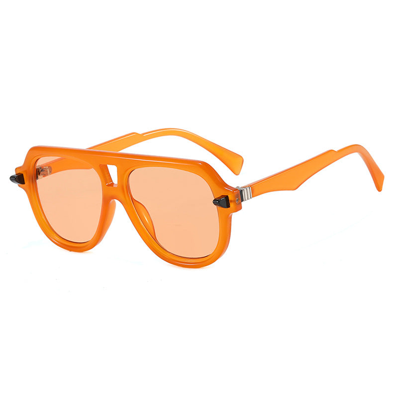 Damen rechteckige Sonnenbrille mit modernem Rahmen und polarisierten Gläsern Karnz