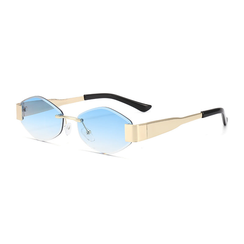 Damen modische Sonnenbrille mit elegantem achteckigen Rahmen und UV-Schutz Karnz
