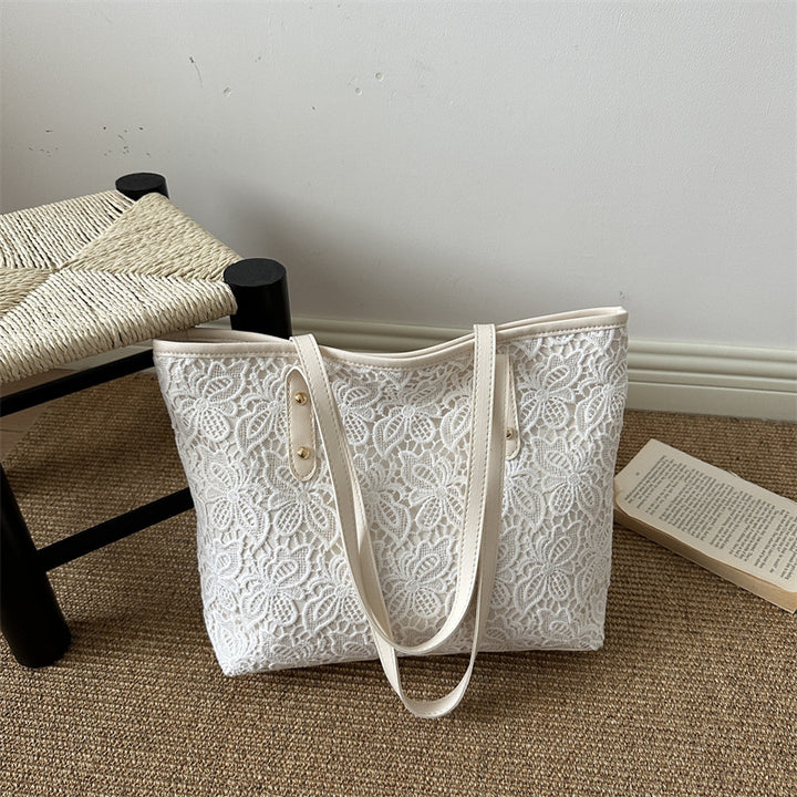 Elegante Spitzen-Design Einkaufstasche