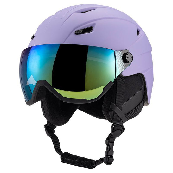 Hochleistungs-Skihelm mit integriertem Visier Karnz