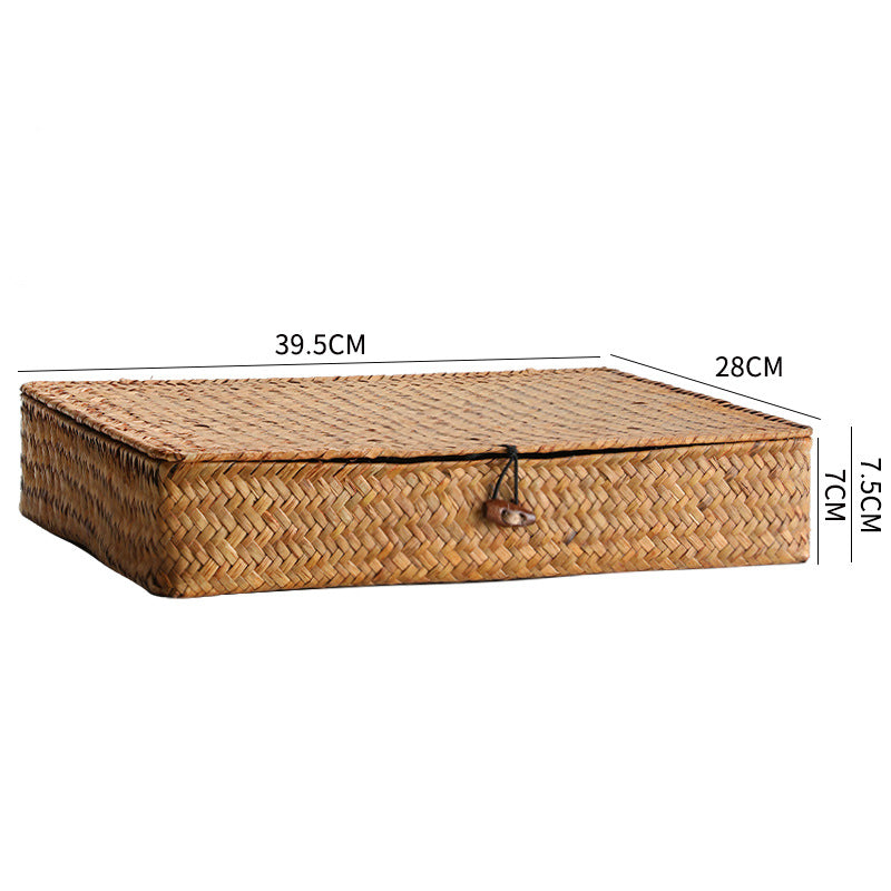 Unisex Handgewebte Aufbewahrungsbox mit Deckel Karnz