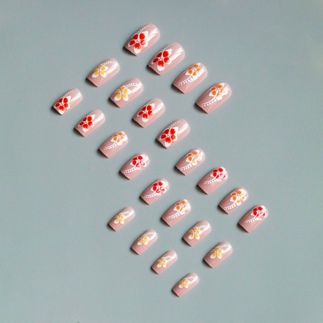 Floral Acryl-Nagelkunst-Design-Set  1790958182