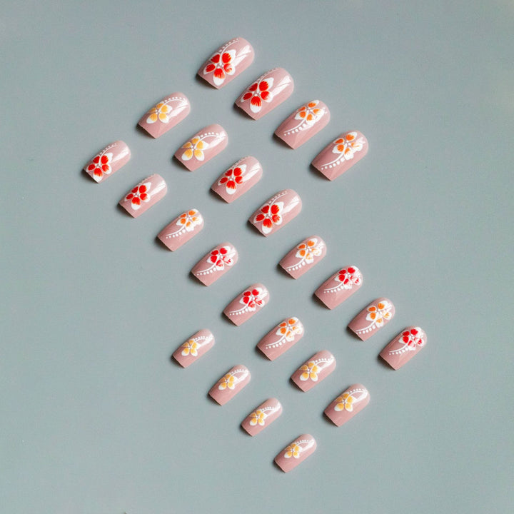 Floral Acryl-Nagelkunst-Design-Set  1790958182