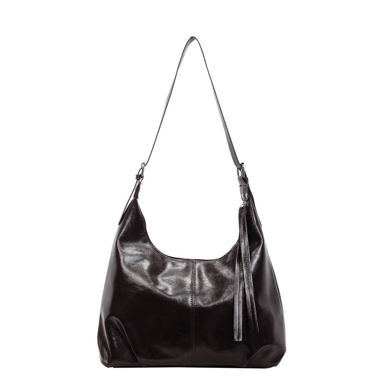 WoLuxurious Weiche Leder Schultertasche Karnz