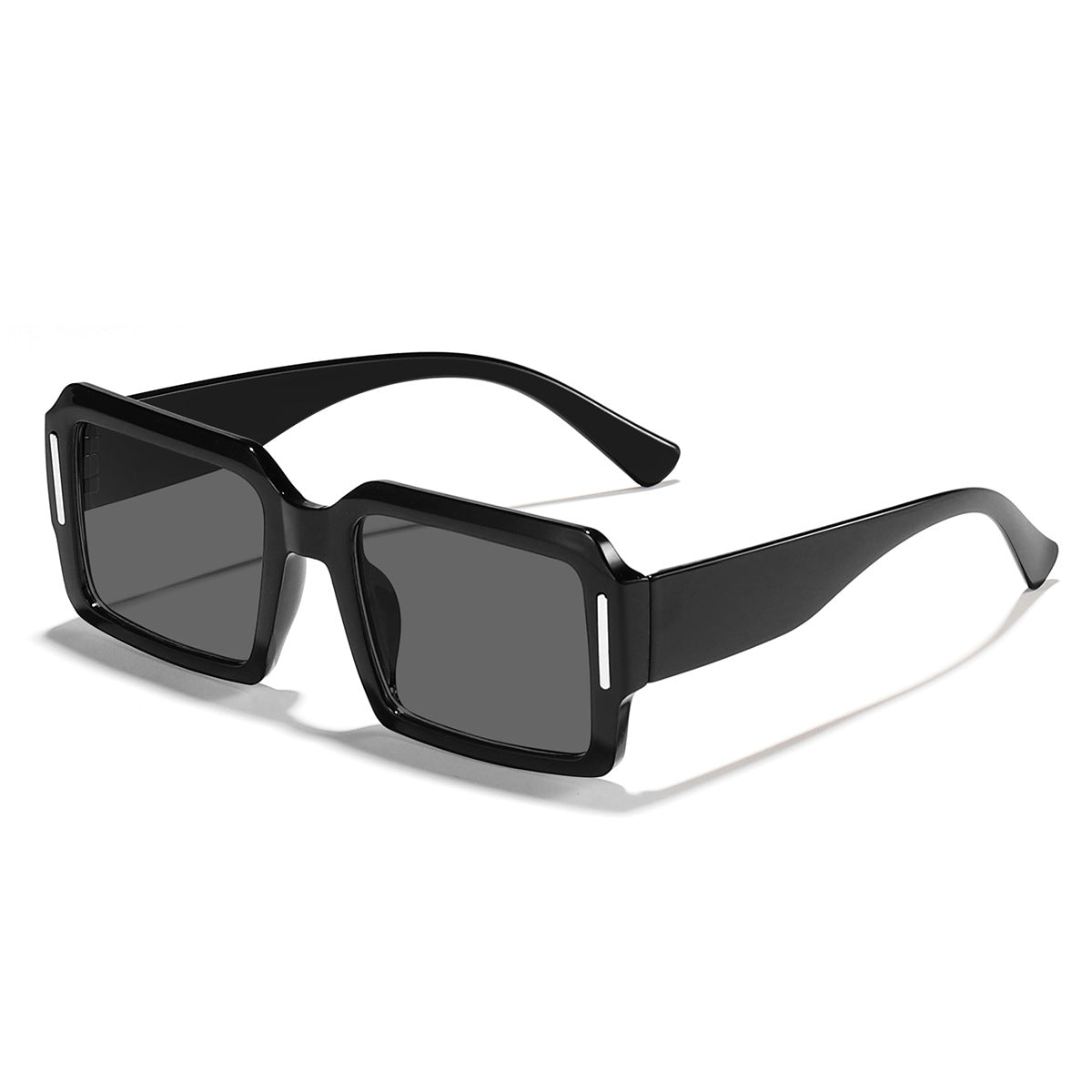 Damen modische quadratische Sonnenbrille mit stylischem Kunststoffrahmen Karnz