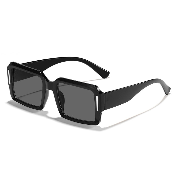 Damen modische quadratische Sonnenbrille mit stylischem Kunststoffrahmen Karnz