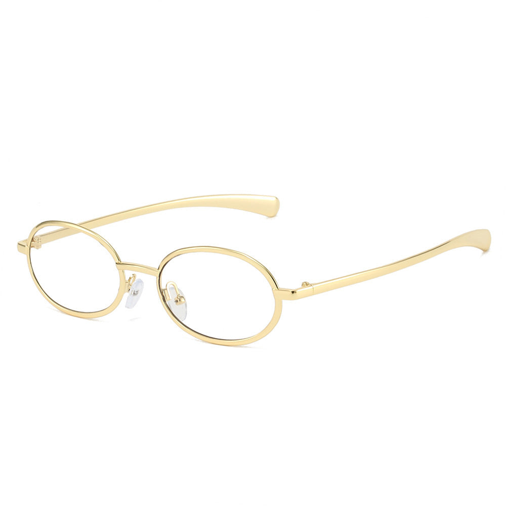 Stilvolle Retro-Oval-Sonnenbrille Karnz