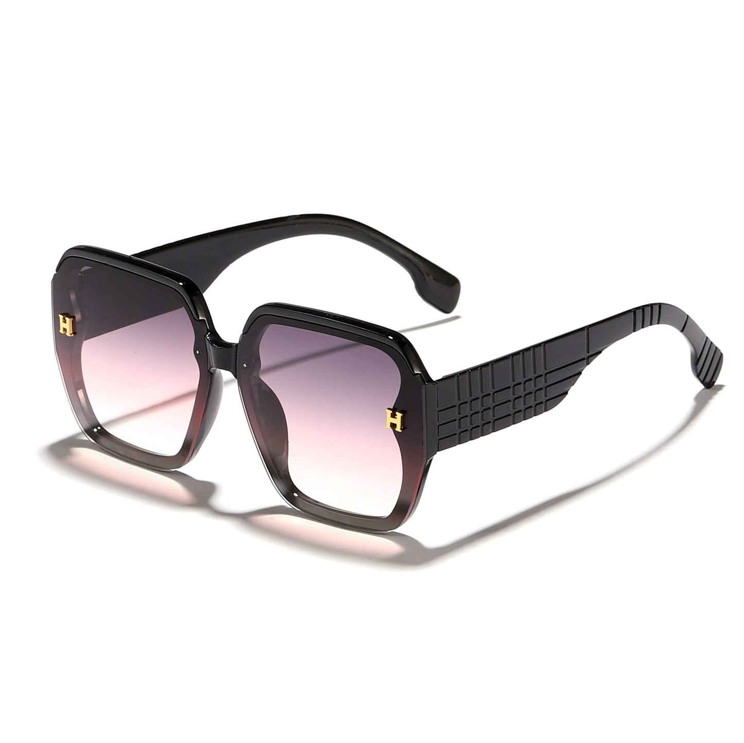 Damen modische Sonnenbrille mit quadratischem Rahmen und trendigen Gläsern Karnz
