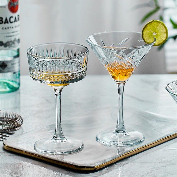 Gemusterte Martini Cocktailgläser | Karnz