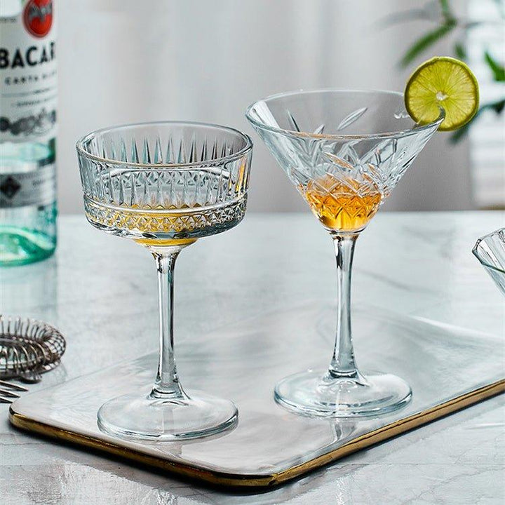 Gemusterte Martini Cocktailgläser | Karnz