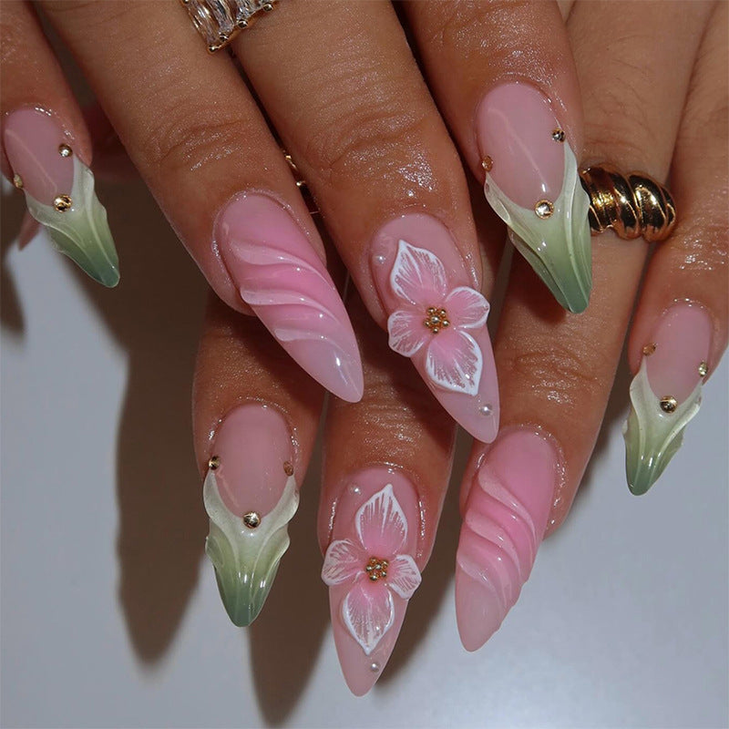 Floral Art Druck-Nägel 1790738766