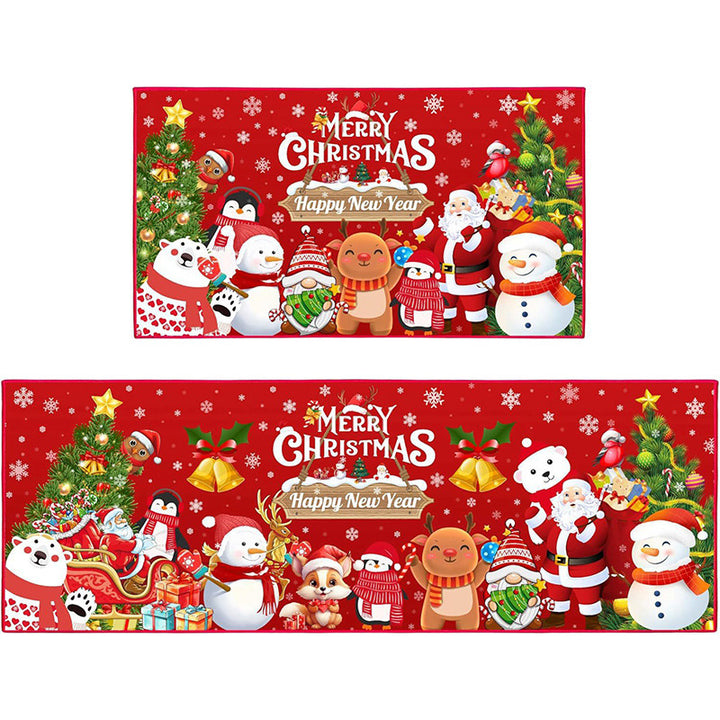Festliche Weihnachtsküchenmatten-Set Karnz