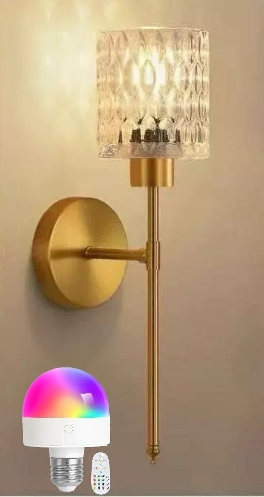 Moderne Kristallglas Wandleuchte