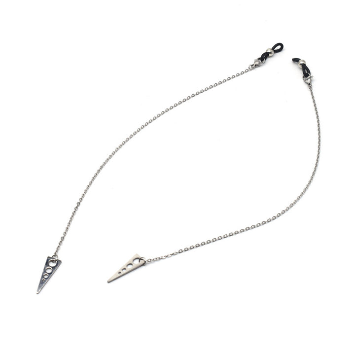 Stylische Edelstahl Brillen Kette Karnz