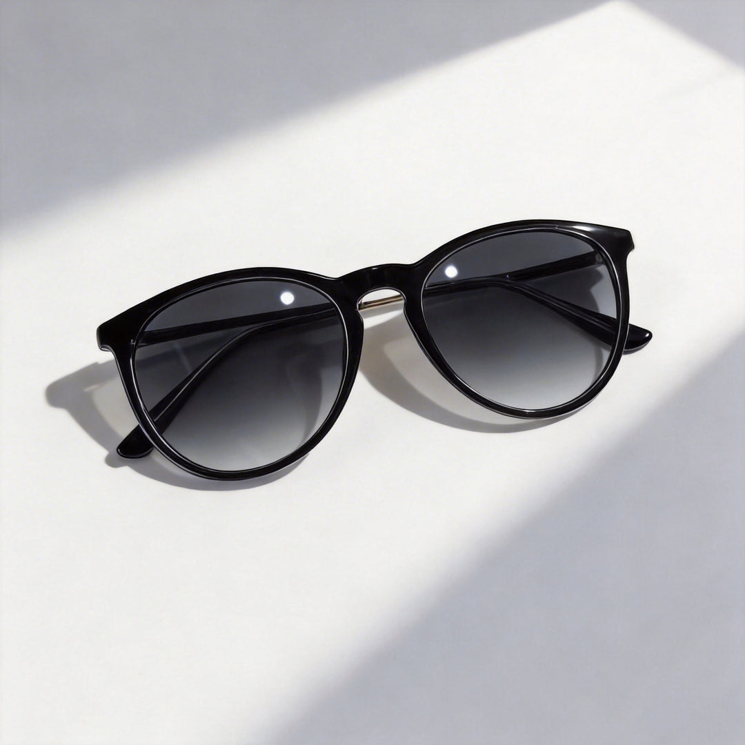 Damen modische Cat-Eye Sonnenbrille mit hochwertigem Kunststoffrahmen und polarisierten Gläsern Karnz