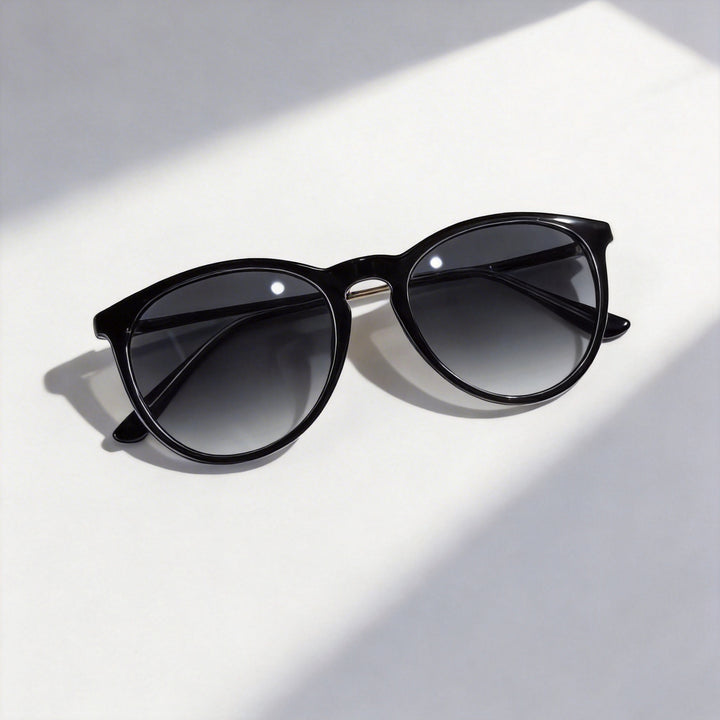 Damen modische Cat-Eye Sonnenbrille mit hochwertigem Kunststoffrahmen und polarisierten Gläsern Karnz