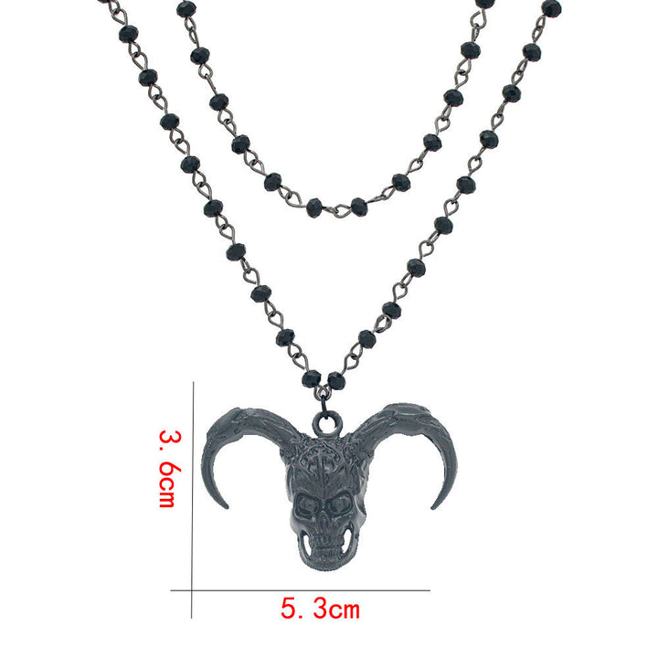 Schichteter Kristall-Mond Schmuckset Karnz