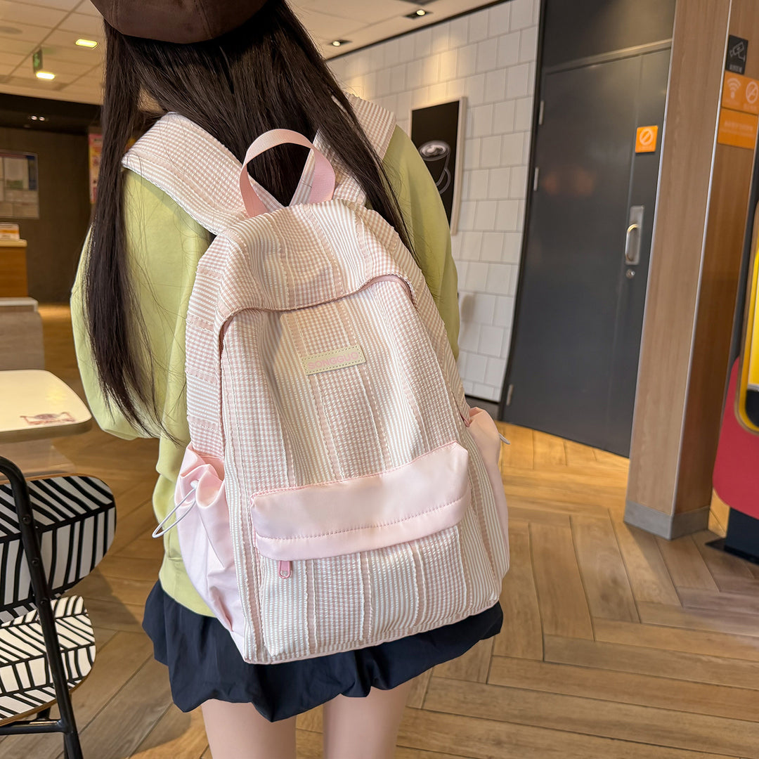 Stylischer gestreifter Design-Rucksack Karnz