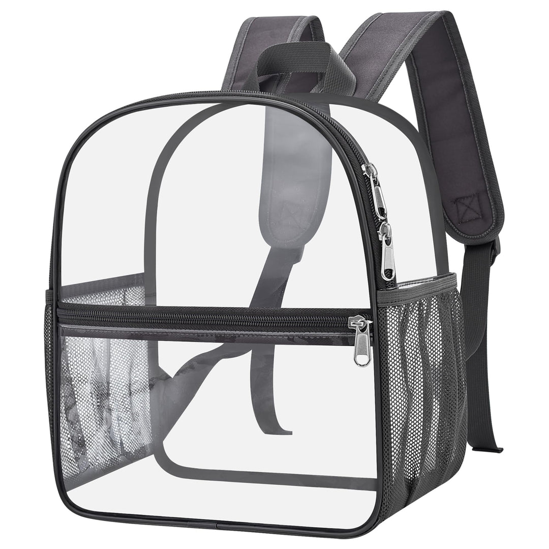 Unisex durchsichtiger Rucksack mit funktionalem Design und mehreren Fächern Karnz