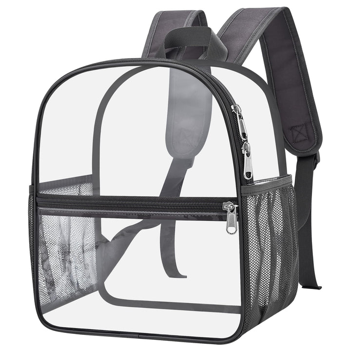 Unisex durchsichtiger Rucksack mit funktionalem Design und mehreren Fächern Karnz