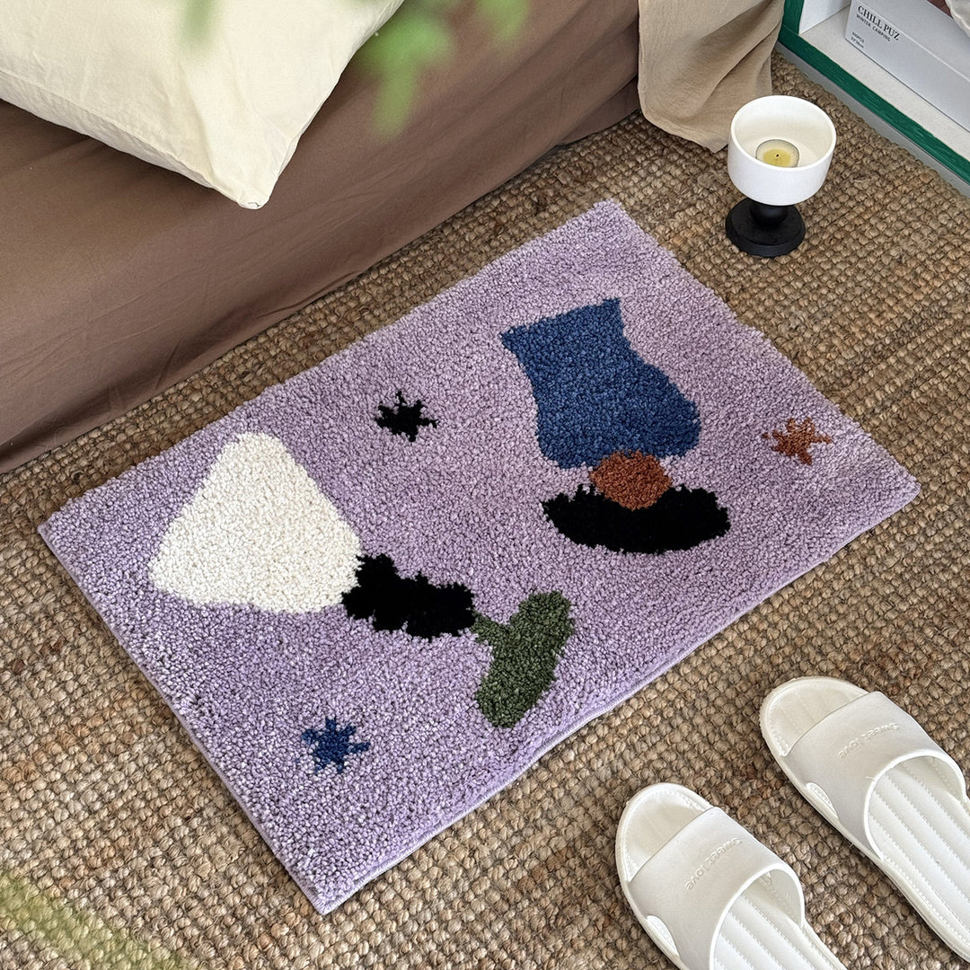 Moderne dekorative Teppich