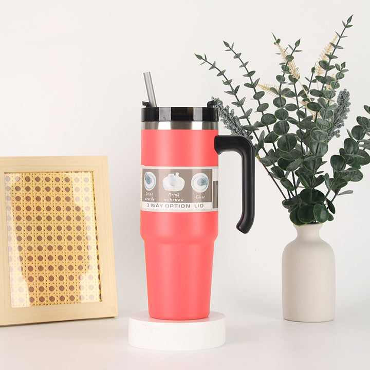 Unisex Thermobecher mit 3-in-1-Trinkoptionen Karnz