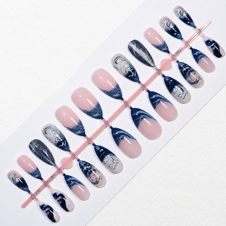 Premium Nagelset mit maritimem Design Karnz