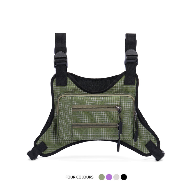 Verstellbare Utility-Brusttasche Karnz