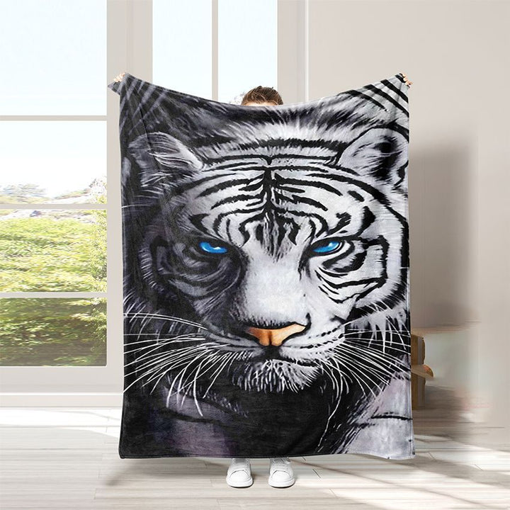 Tiger-Themen Weiche Plüsch-Wurfdecke
