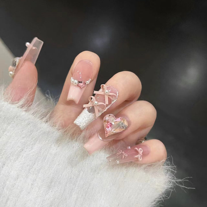 Artisan Floral Verziert Press-On Nagel Set Karnz