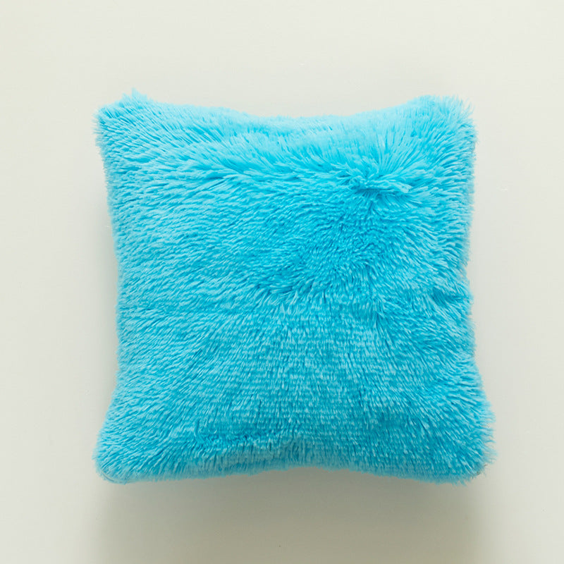 Plüschweiche Textur Dekokissen