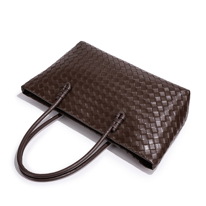 Woven Leather Tote Bag Karnz