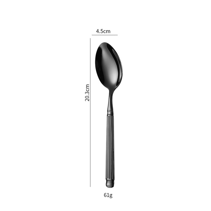 Eleganter Dessertlöffel mit Exklusivem Oberflächendesign Karnz