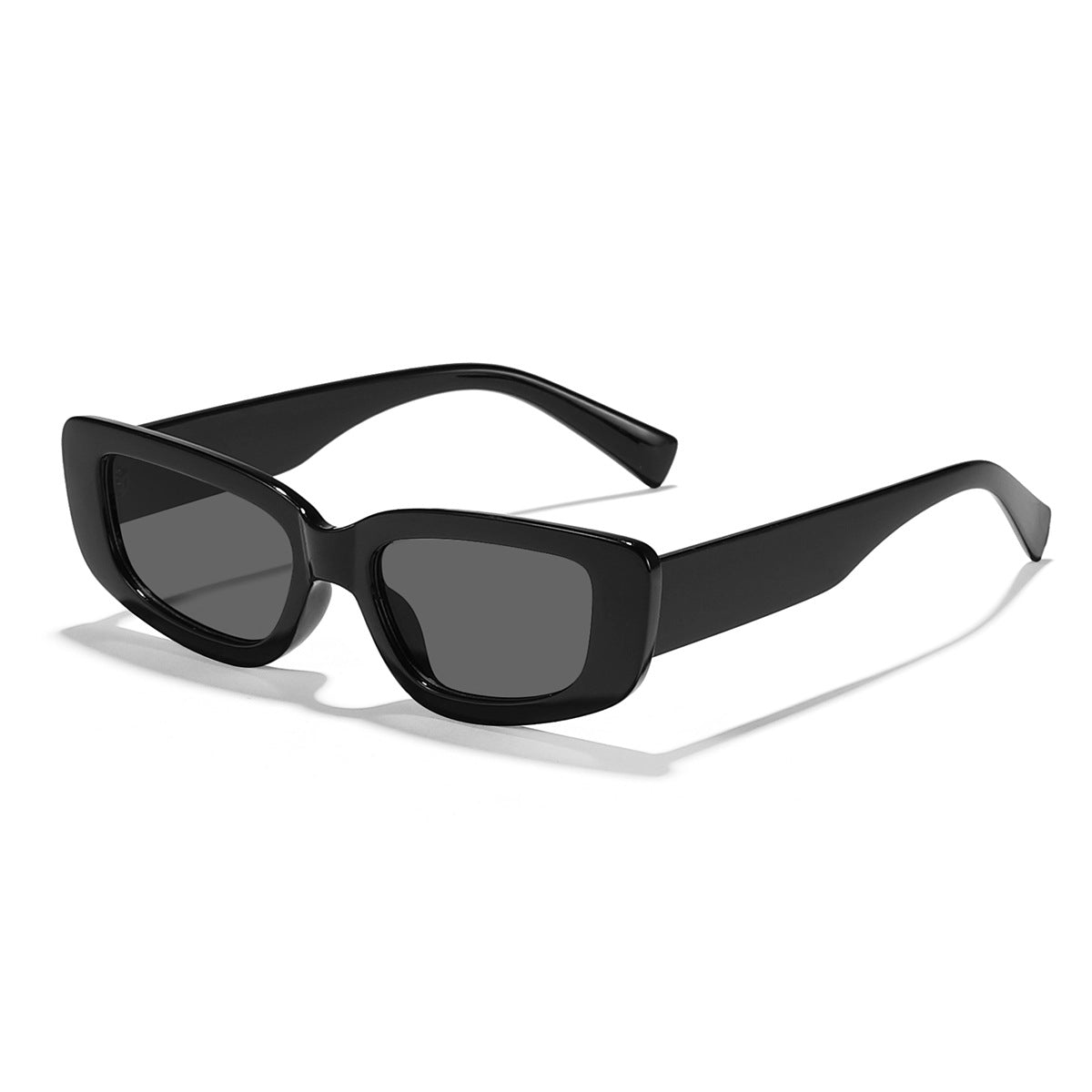 Damen modische Cat-Eye Sonnenbrille mit breitem Kunststoffrahmen und UV-Schutz Karnz