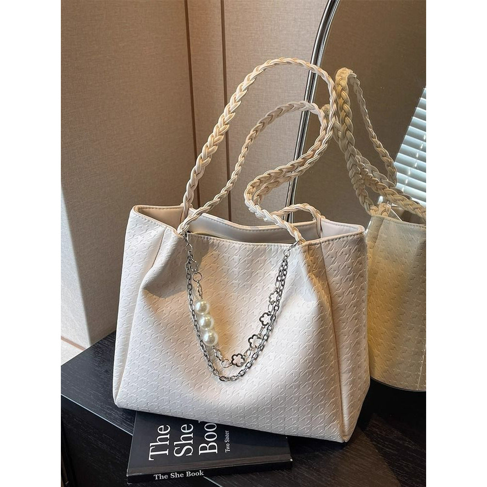 Luxuriöse strukturierte Handtasche Karnz