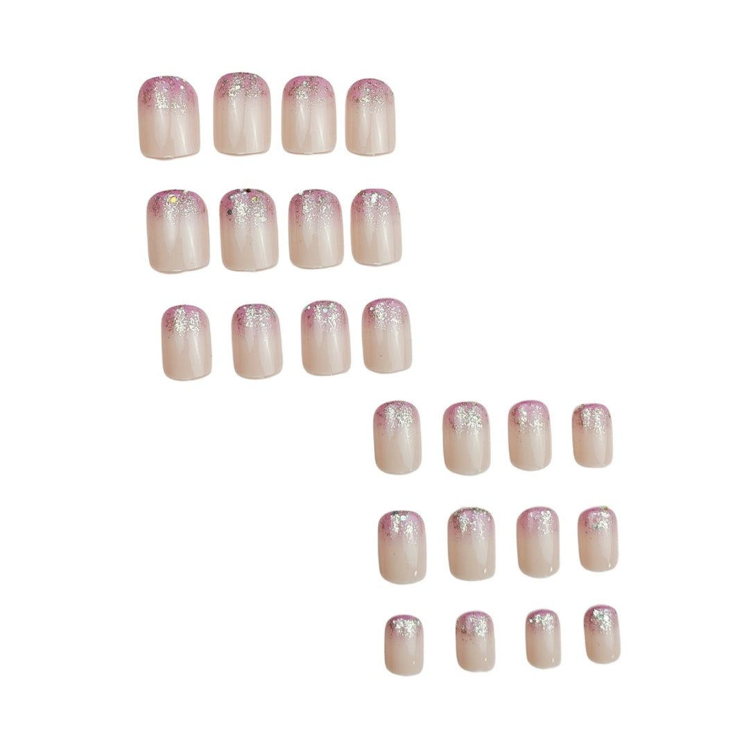 Elegante Glitter Ombre Nagelkunst Verbesserungen Karnz