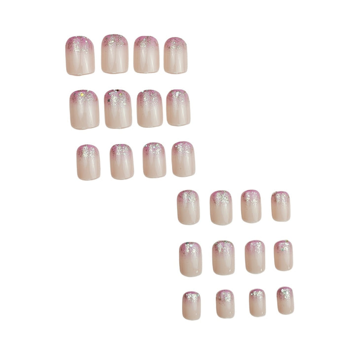 Elegante Glitter Ombre Nagelkunst Verbesserungen Karnz