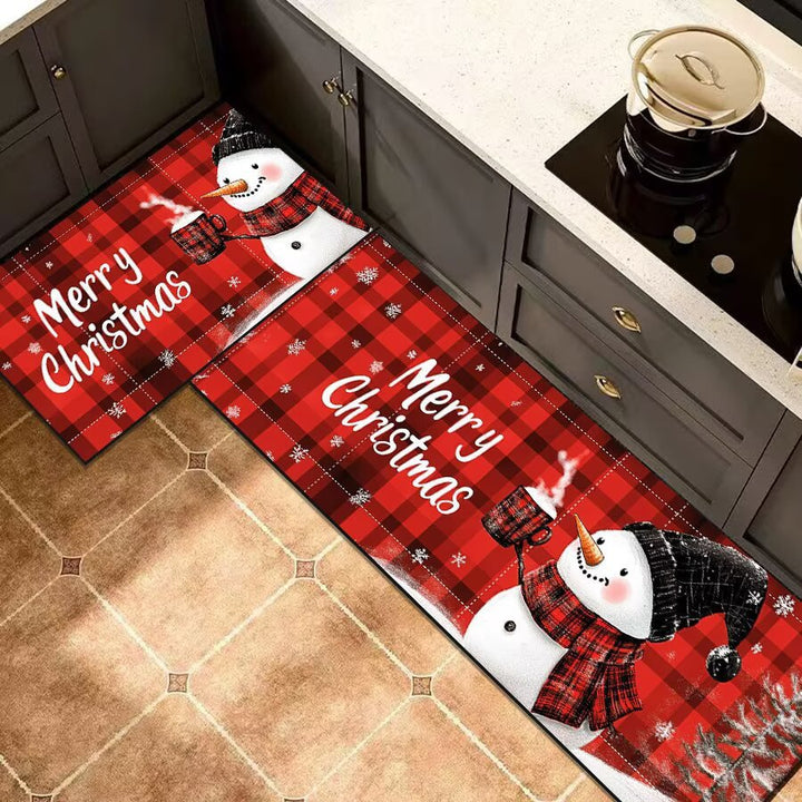 Weihnachtsmotiv Küchenläufermatte für Zuhause
