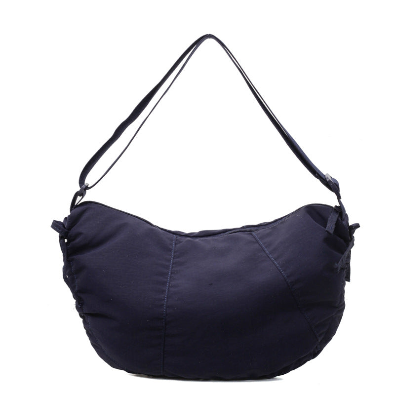 Lässige weiche Stoff Hobo Tasche Karnz