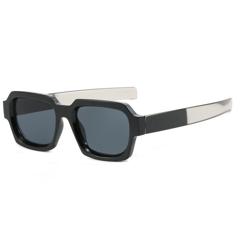 Damen Sonnenbrille mit auffälligem rechteckigem Rahmen und UV-Schutz Karnz