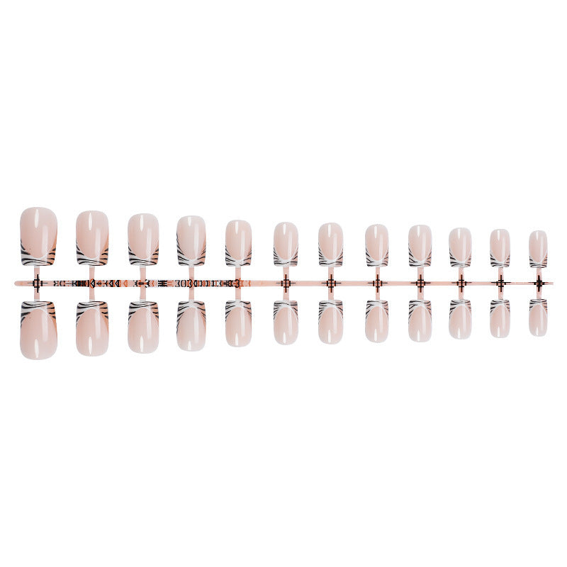 Abstract Pattern Press-On Nails Karnz