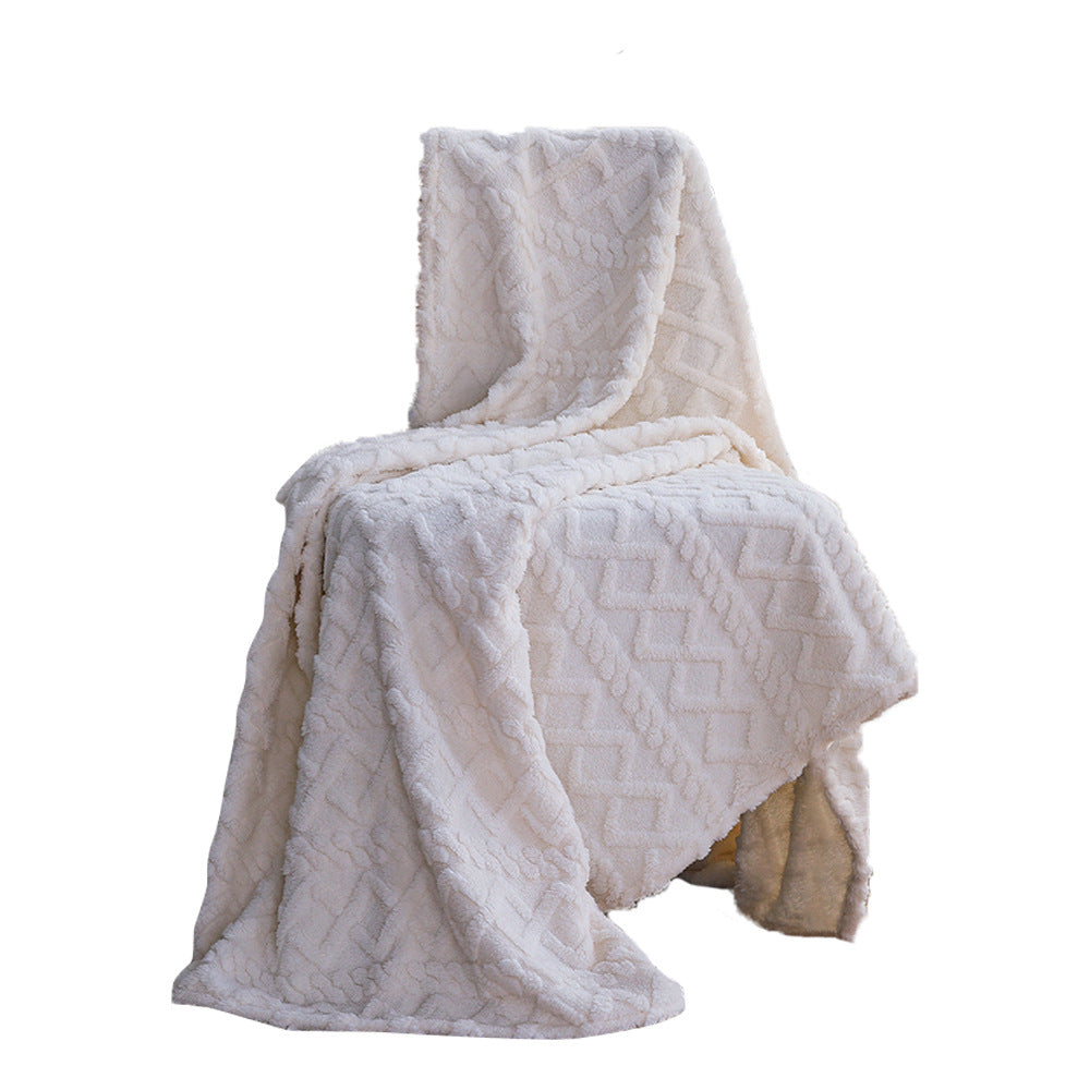 Kuscheldecke mit strukturierter Oberfläche