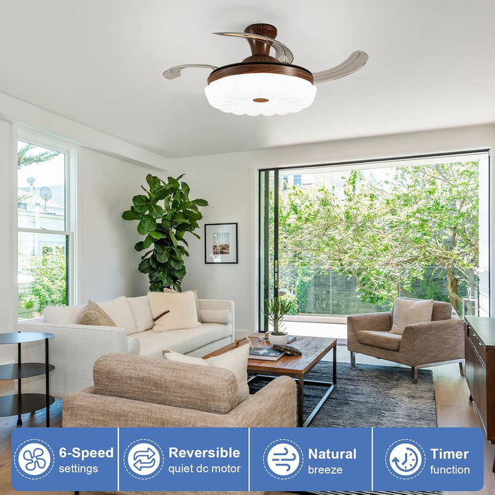 Moderner dekorativer Deckenventilator-Lampenfassung