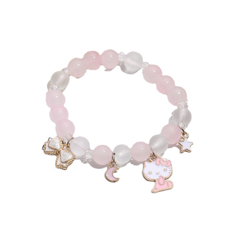 Schmetterling Charm Perlenarmband Karnz