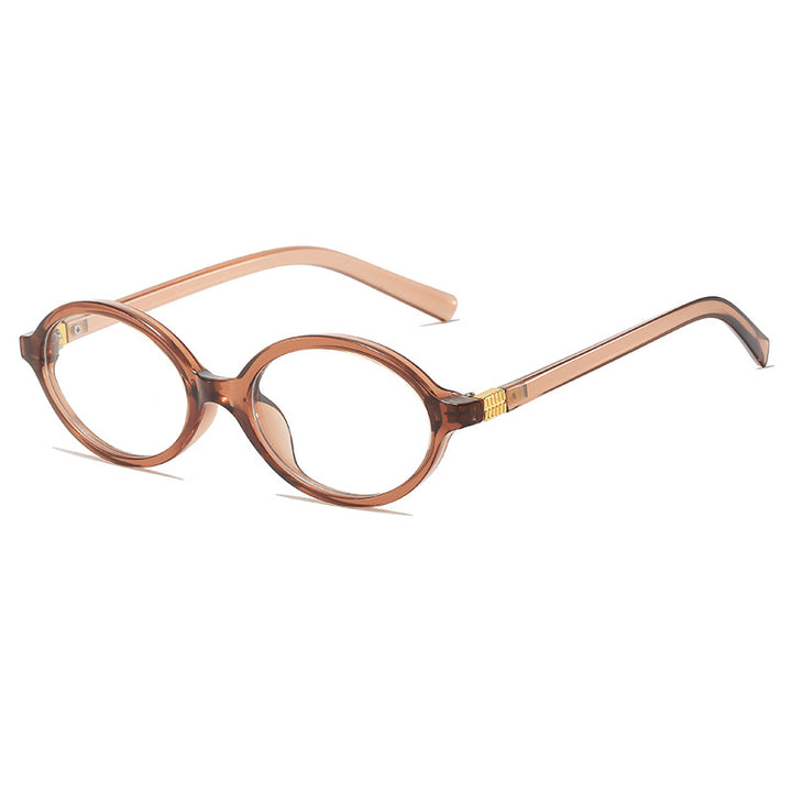 Vintage-inspirierte ovale Fassung Brille Karnz