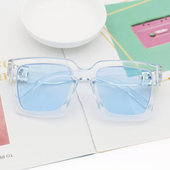 Damen modische quadratische Sonnenbrille mit hochwertiger UV-Schutztechnologie Karnz