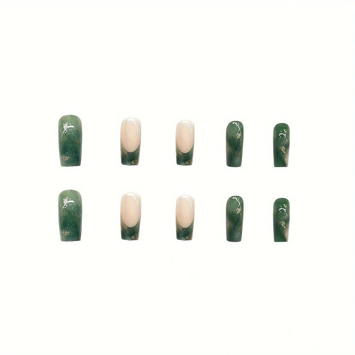 Elegantes Press-On Nagelset Karnz