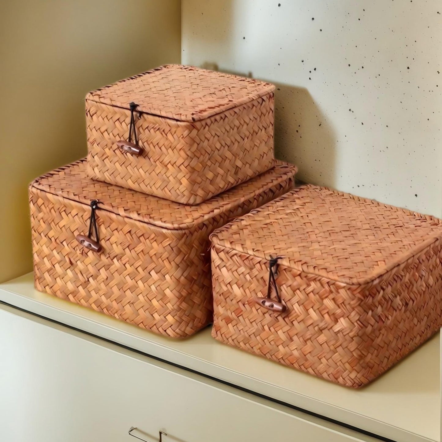 Damen Aufbewahrungsbox aus Naturmaterialien Karnz